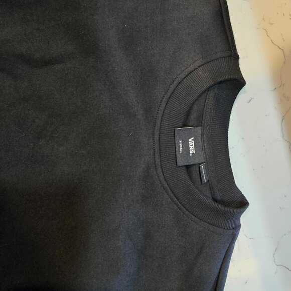 Brand New Womens Vans Elevated Double Knit Loose Black Sweatshirt Size XS - Picture 6 of 10